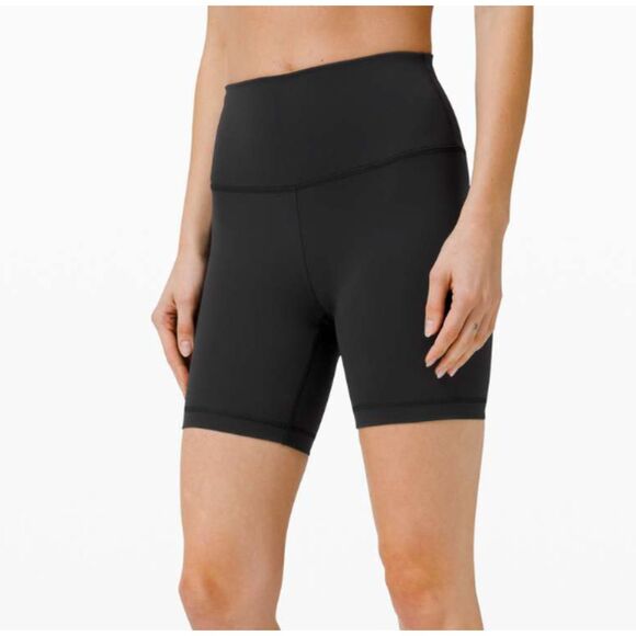 Women Lululemon Wunder Train High-Rise Short 6" Black Size 4 - Picture 1 of 8